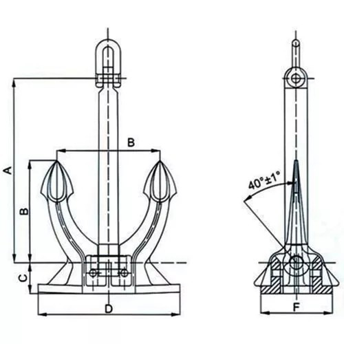 Якорь Spek марка Сталь 20, ГОСТ 30563-98 в г. Ярославль